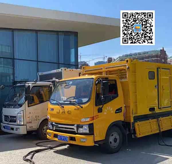北海街道出租发电车